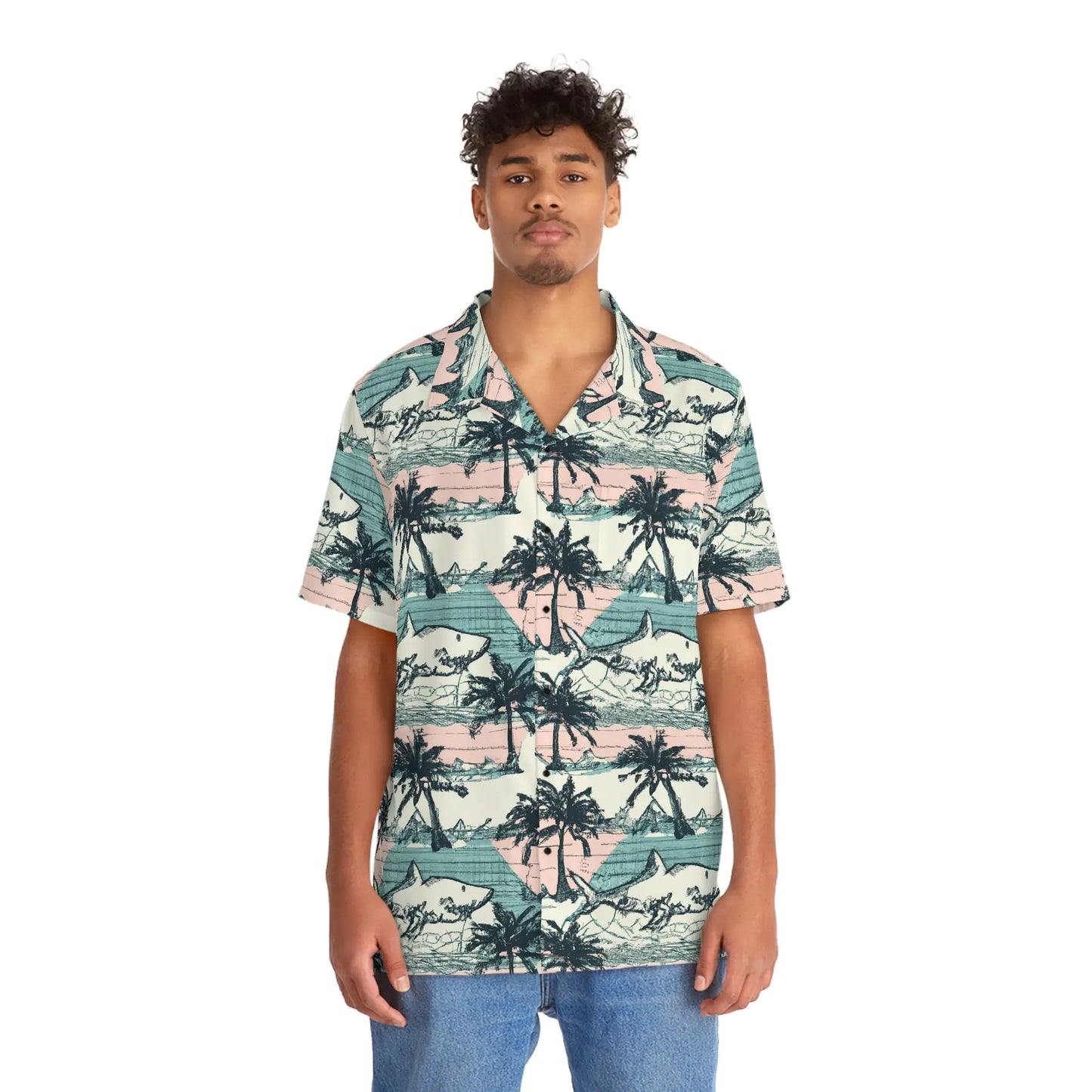 Men's Vintage Tropical Hawaiian Shirt - Classic Island Print Collection