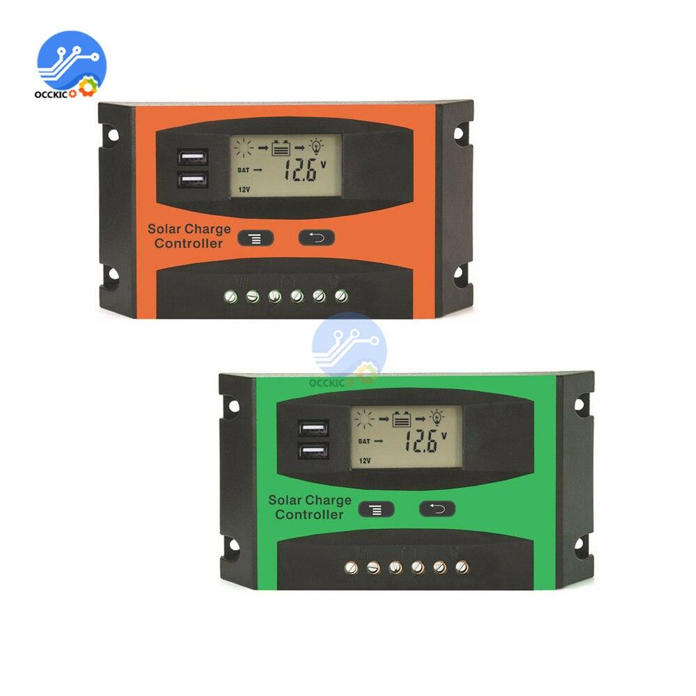 20A/30A PWM 12V/24V Solar Energy Controller LCD Function Dual USB Solar Cells Panel Battery Charge - Encouraging The Truth Organization