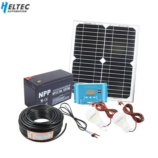 20W home Solar System 18V solar panel with solar controller cable DIY kit - Encouraging The Truth Organization