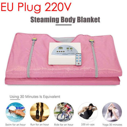 220V Fat Burning Sauna Blanket Slimming For Weighted Loss Spa Detox Infrared Romote Control Heating Blanket For Home Body Shaper - Encouraging The Truth Organization