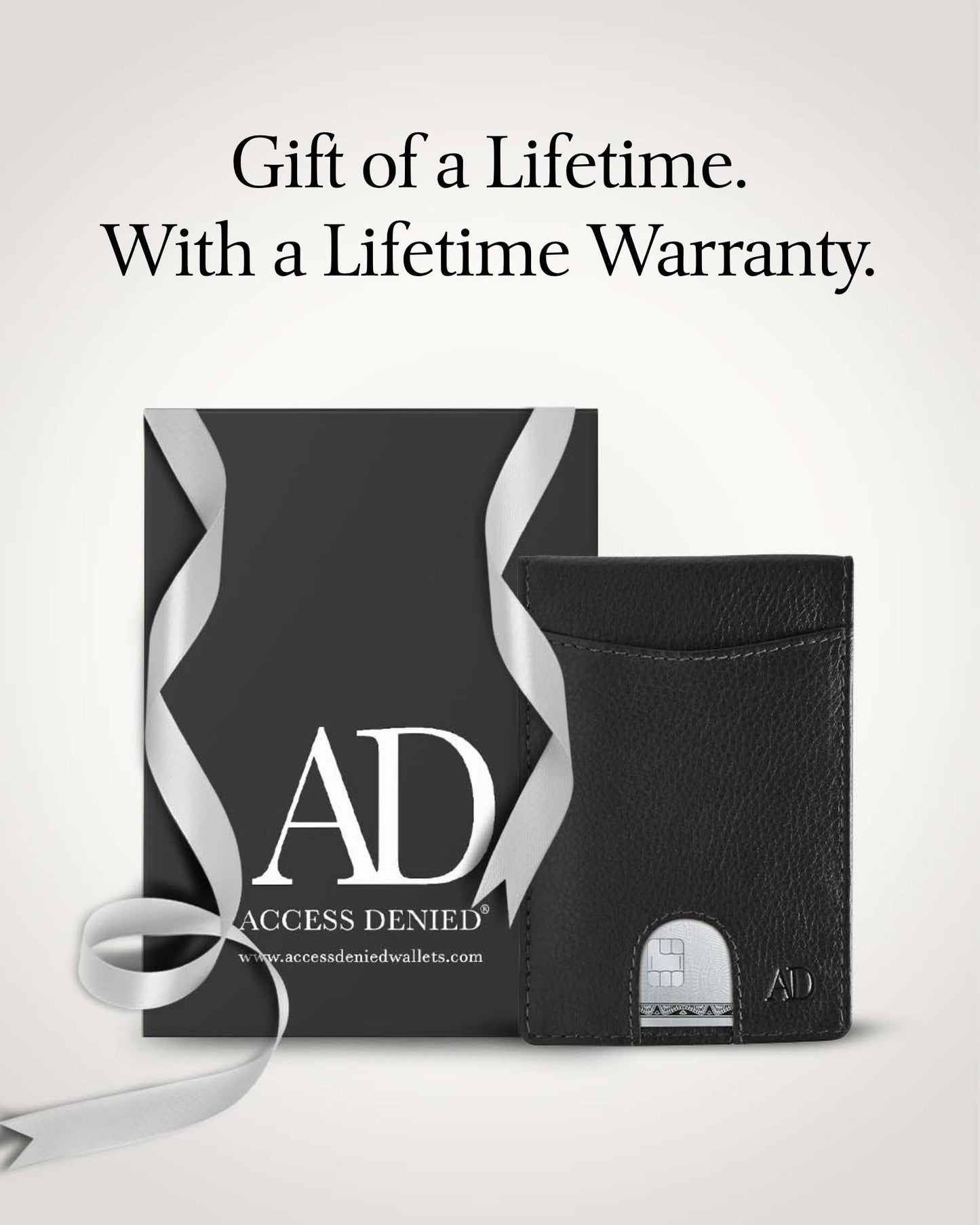Genuine Leather Slim Money Clip Wallet – 7 Card Slots, RFID Blocking