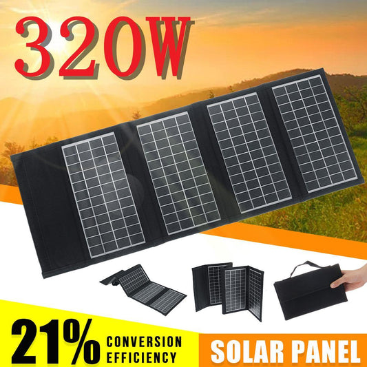 320W Solar Panels Portable Foldable Solar Panel Waterproof Outdoor Folding Sunpower Crystalline Solar Cells Charger 670x245 mm - Encouraging The Truth Organization