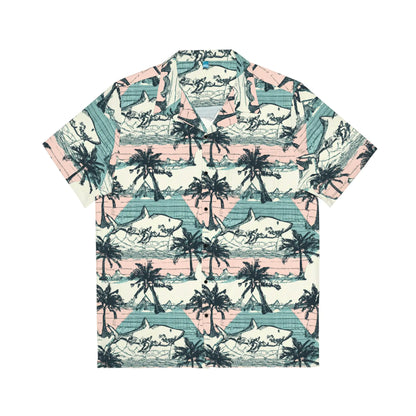 Men's Vintage Tropical Hawaiian Shirt - Classic Island Print Collection