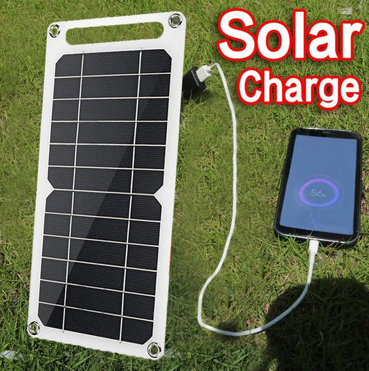 5V High Power USB Solar Panel Outdoor Waterproof Hike Camping Portable Cells Power Bank Battery Solar Charger for Mobile Phone - Encouraging The Truth Organization