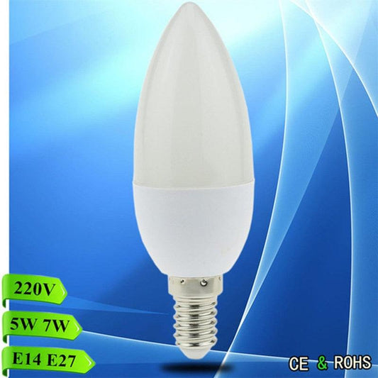 5W 7W 9W Led Candle Bulb E14 E27 220V Save Energy spotlight Warm/cool white chandlier crystal Lamp Ampoule Bombillas Home Light - Encouraging The Truth Organization