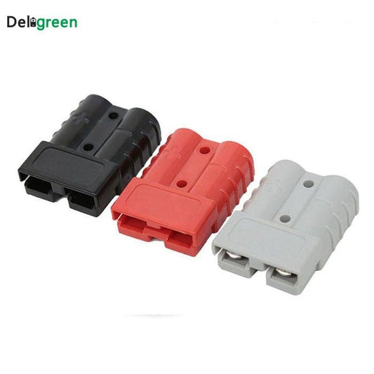 600V 50A gray red SB50 Plug Connector Double Pole copper Contacts Solar Panels Caravans Forklift Battery Connector ON Sale - Encouraging The Truth Organization