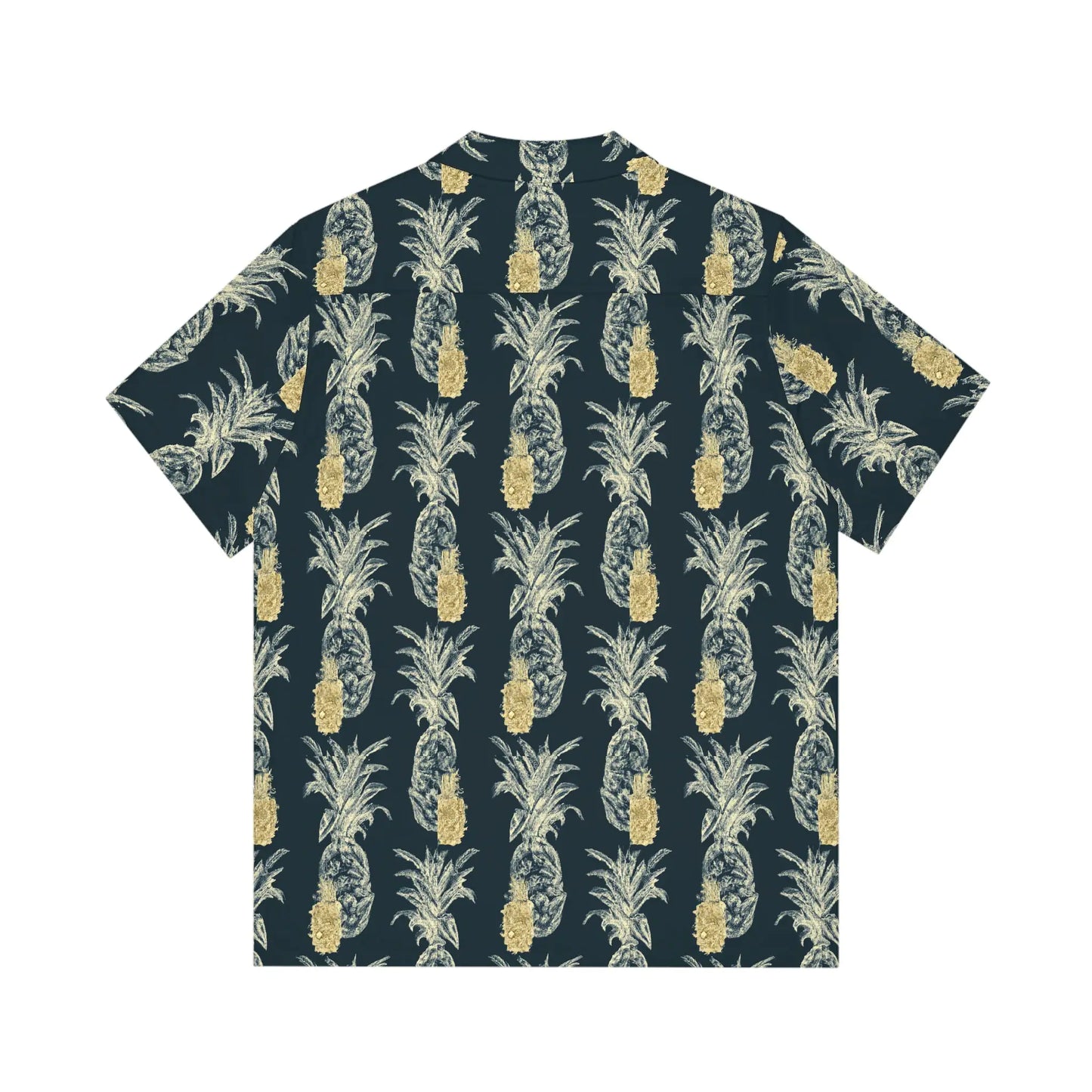 Men's Vintage Pineapple Hawaiian Shirt - Tropical Fruit Print Collection