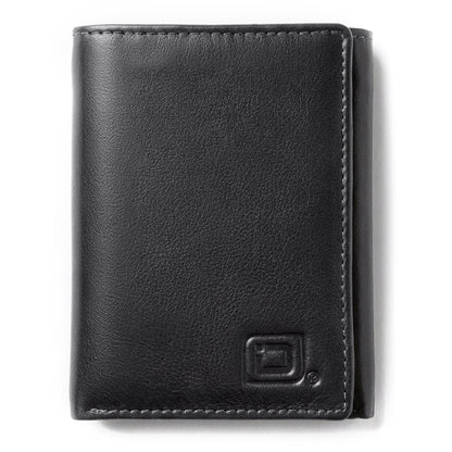 Mens RFID Wallet - Extra Capacity Leather Trifold 7 slot with ID Window