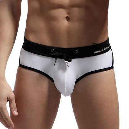 Men's Swimwear Bikini Swim Briefs Sexy Low Waist Swimming Bathing Suit Swim Wear Trunks Shorts Beach Swim Surf Sport Shorts