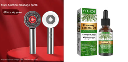 Comb Scalp Massager - Soft Bristle Head Massager for Relaxation & Hair Health