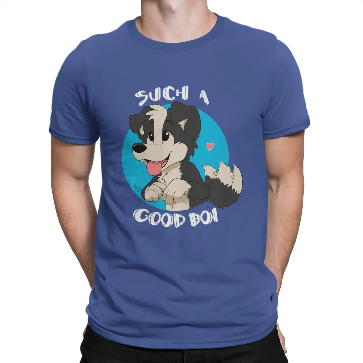 Such a Good Boy Collie Dog T Shirt Vintage Teenager Graphic Large Crewneck TShirt Top sell  Harajuku Men's Short Sleeve