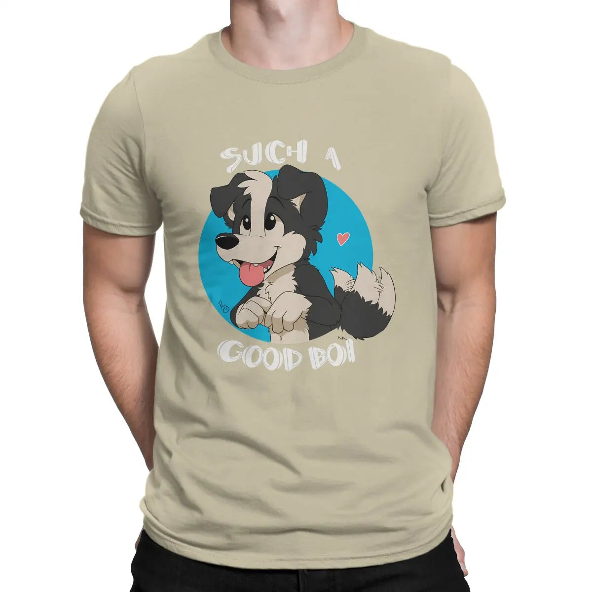 Such a Good Boy Collie Dog T Shirt Vintage Teenager Graphic Large Crewneck TShirt Top sell  Harajuku Men's Short Sleeve