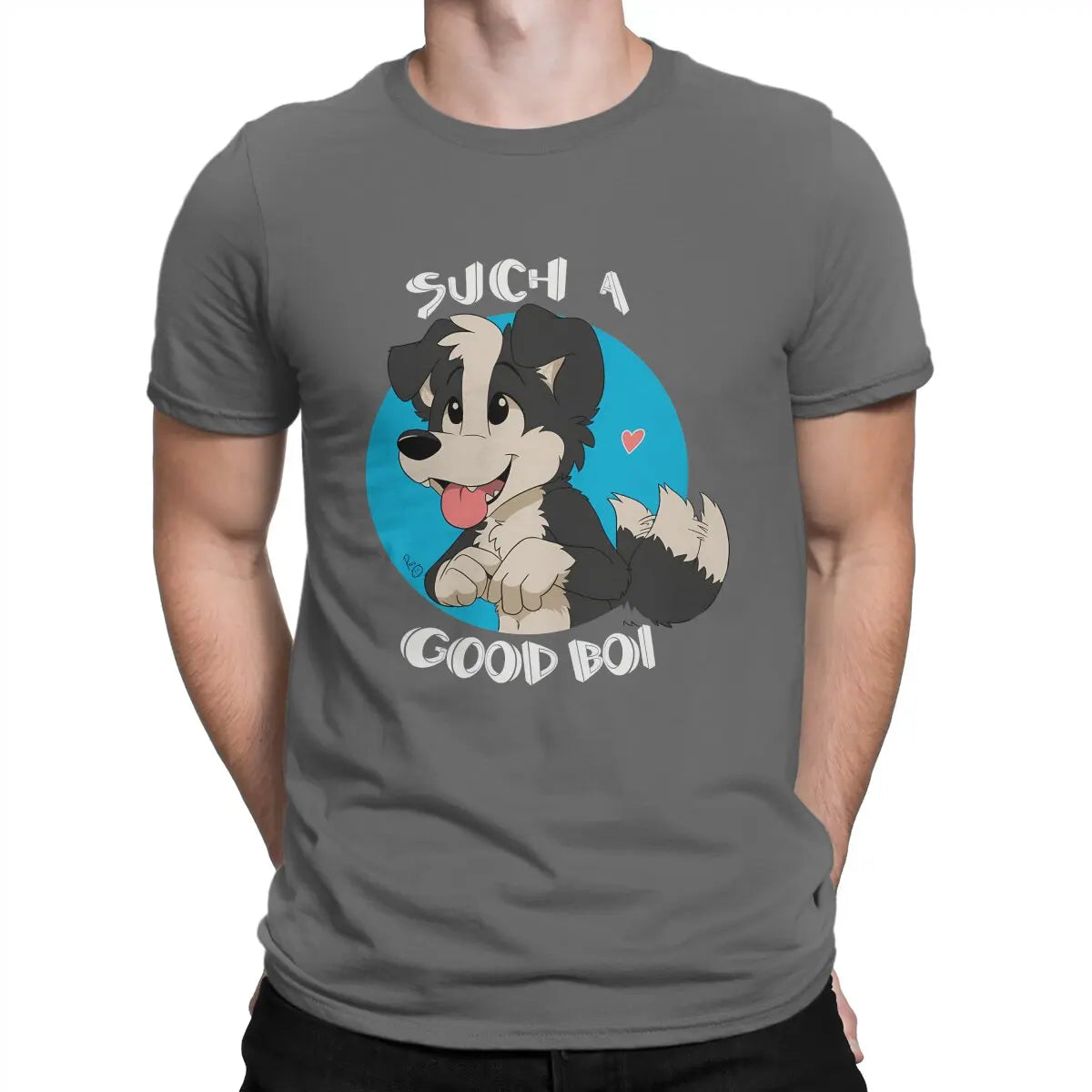 Such a Good Boy Collie Dog T Shirt Vintage Teenager Graphic Large Crewneck TShirt Top sell  Harajuku Men's Short Sleeve