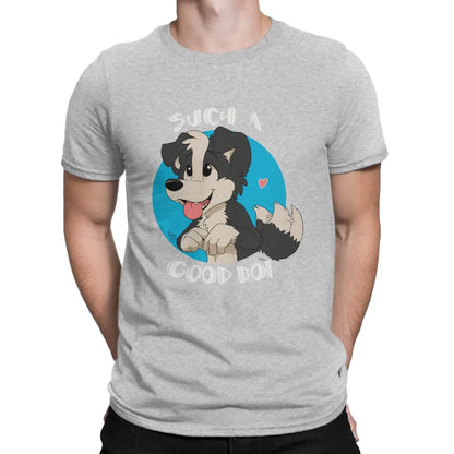 Such a Good Boy Collie Dog T Shirt Vintage Teenager Graphic Large Crewneck TShirt Top sell  Harajuku Men's Short Sleeve