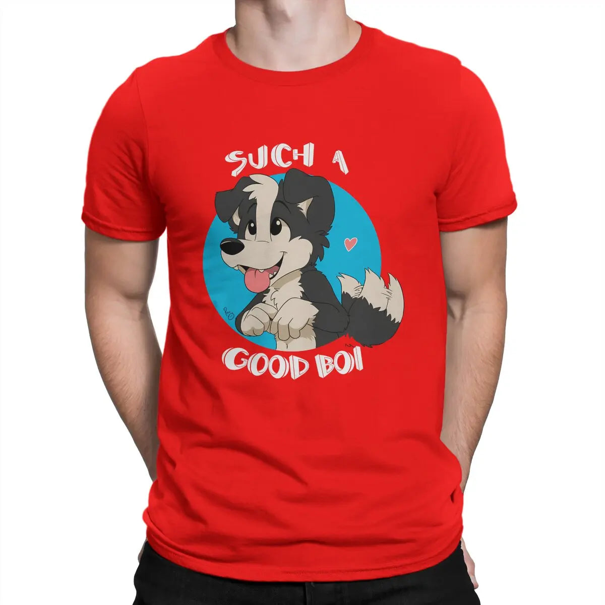 Such a Good Boy Collie Dog T Shirt Vintage Teenager Graphic Large Crewneck TShirt Top sell  Harajuku Men's Short Sleeve