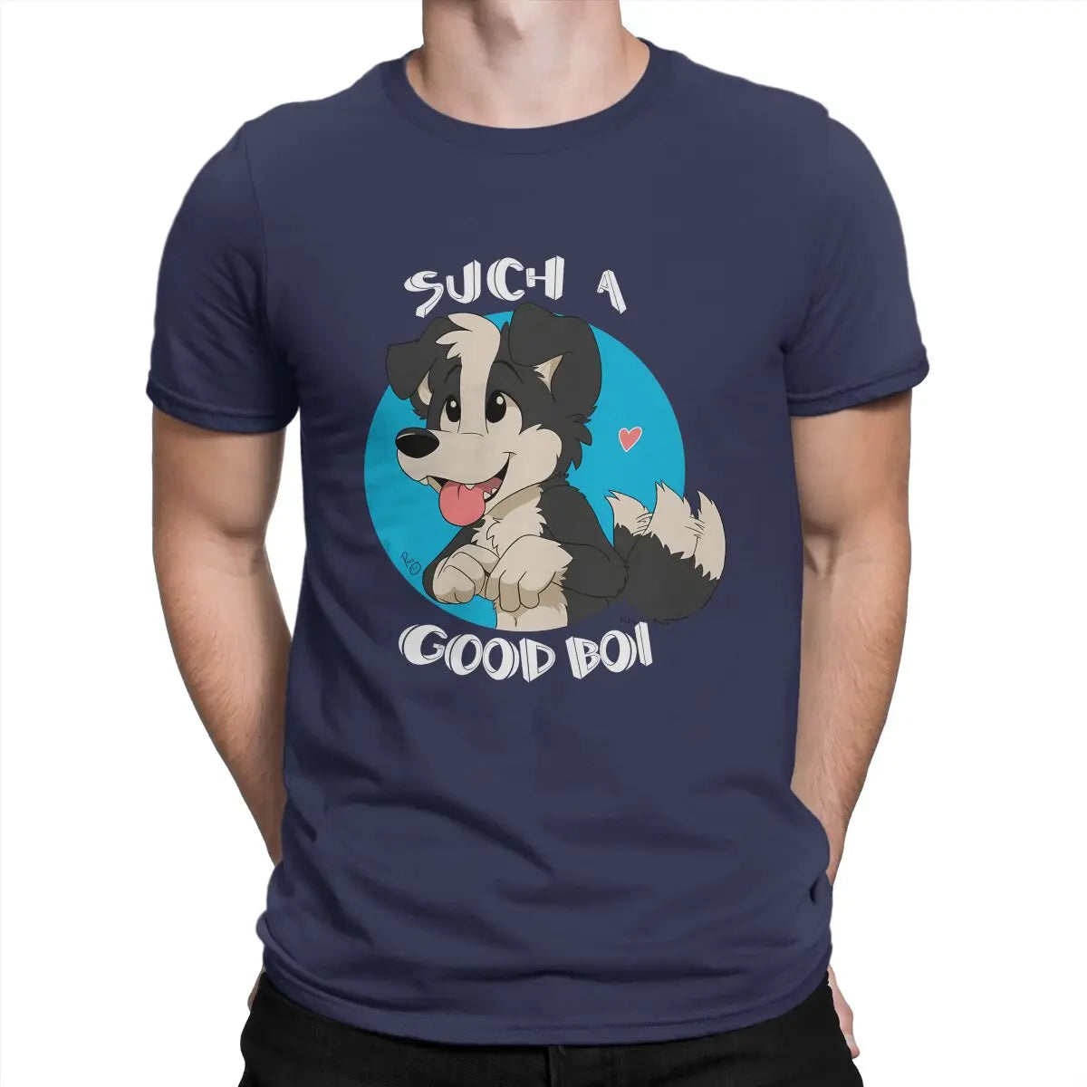 Such a Good Boy Collie Dog T Shirt Vintage Teenager Graphic Large Crewneck TShirt Top sell  Harajuku Men's Short Sleeve