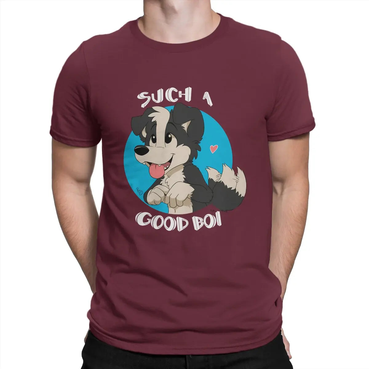 Such a Good Boy Collie Dog T Shirt Vintage Teenager Graphic Large Crewneck TShirt Top sell  Harajuku Men's Short Sleeve