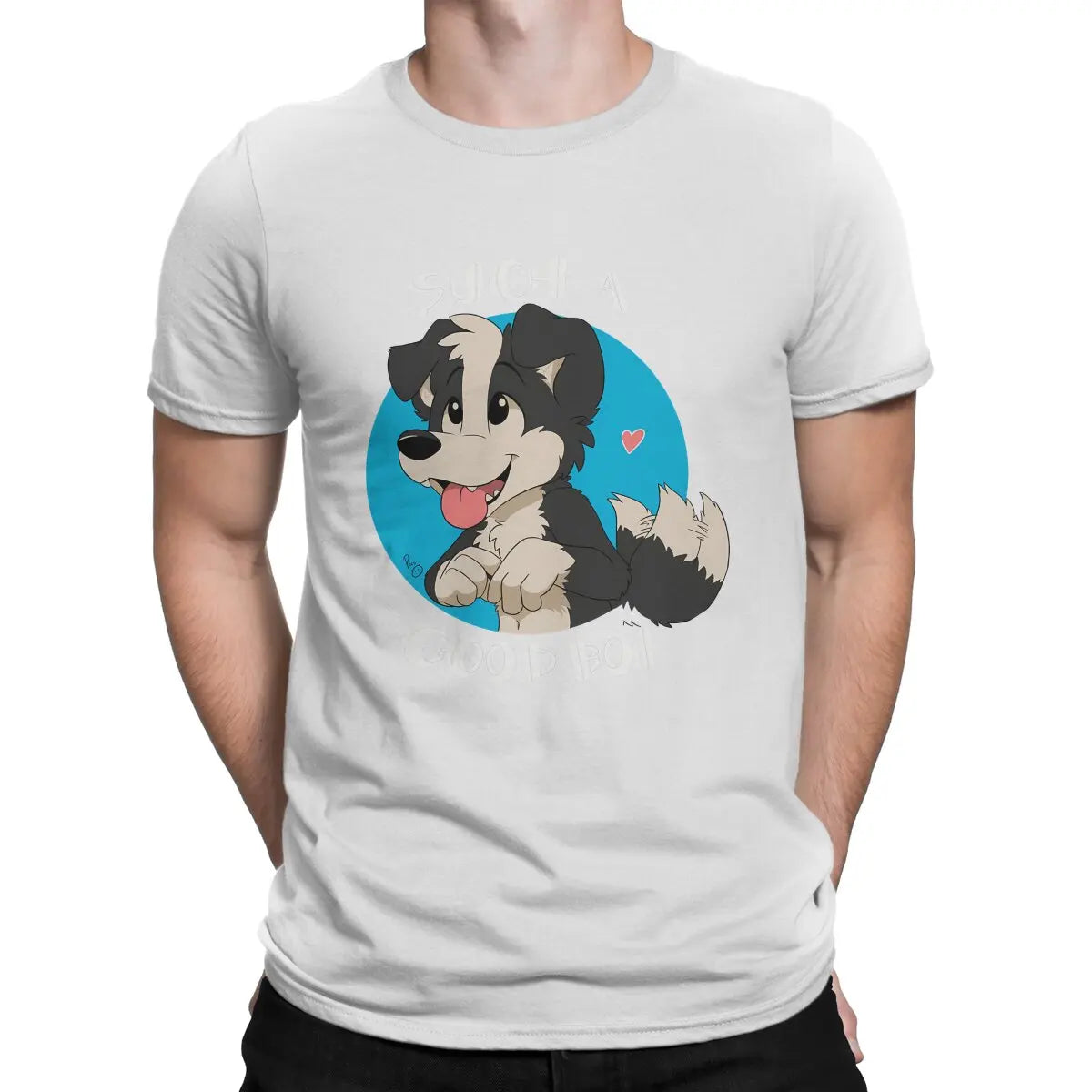 Such a Good Boy Collie Dog T Shirt Vintage Teenager Graphic Large Crewneck TShirt Top sell  Harajuku Men's Short Sleeve