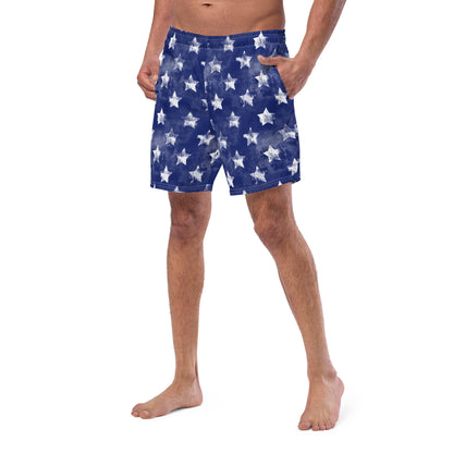 Baha Ranch Yeehaw Stars Men's Swim Trunks
