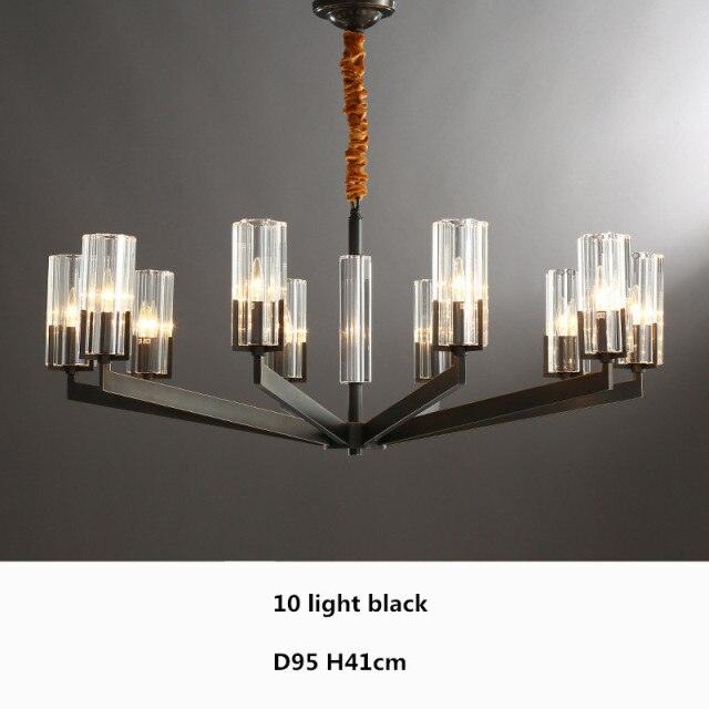 American Luxury K9 Crystal E14 Led Chandelier Living Room Lustre Copper Pendant Chandelier Lighting Gold Black Chandlier Fixture - Encouraging The Truth Organization