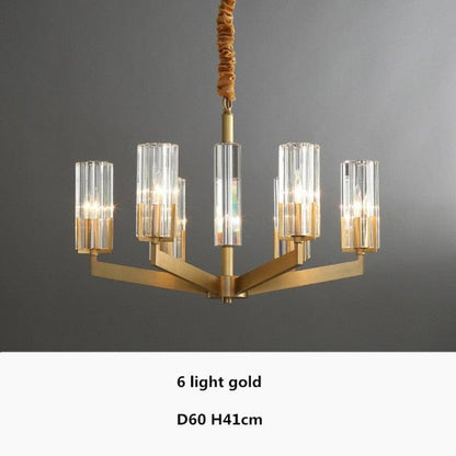 American Luxury K9 Crystal E14 Led Chandelier Living Room Lustre Copper Pendant Chandelier Lighting Gold Black Chandlier Fixture - Encouraging The Truth Organization