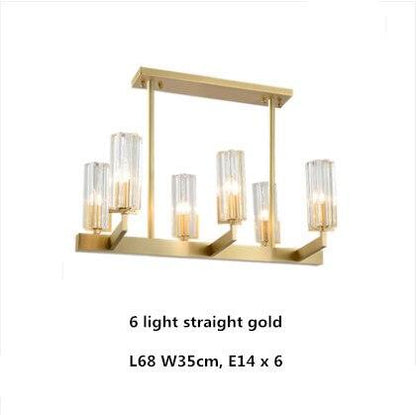 American Luxury K9 Crystal E14 Led Chandelier Living Room Lustre Copper Pendant Chandelier Lighting Gold Black Chandlier Fixture - Encouraging The Truth Organization