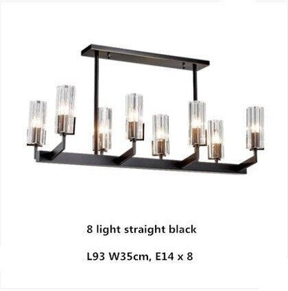 American Luxury K9 Crystal E14 Led Chandelier Living Room Lustre Copper Pendant Chandelier Lighting Gold Black Chandlier Fixture - Encouraging The Truth Organization