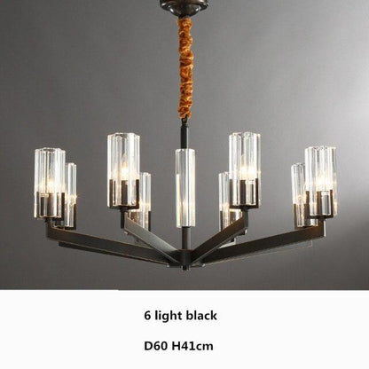 American Luxury K9 Crystal E14 Led Chandelier Living Room Lustre Copper Pendant Chandelier Lighting Gold Black Chandlier Fixture - Encouraging The Truth Organization