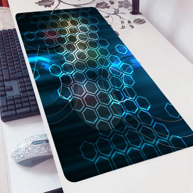 Anime Mouse Pad Gaming Accessories Gabinete Gamer Keyboard Desk Mat Non-Slip Laptop Geometric Mousepad Tapis De Souris Deskmat - Encouraging The Truth Organization