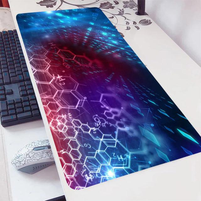 Anime Mouse Pad Gaming Accessories Gabinete Gamer Keyboard Desk Mat Non-Slip Laptop Geometric Mousepad Tapis De Souris Deskmat - Encouraging The Truth Organization