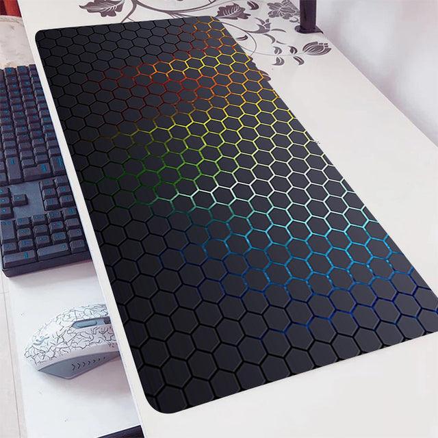 Anime Mouse Pad Gaming Accessories Gabinete Gamer Keyboard Desk Mat Non-Slip Laptop Geometric Mousepad Tapis De Souris Deskmat - Encouraging The Truth Organization