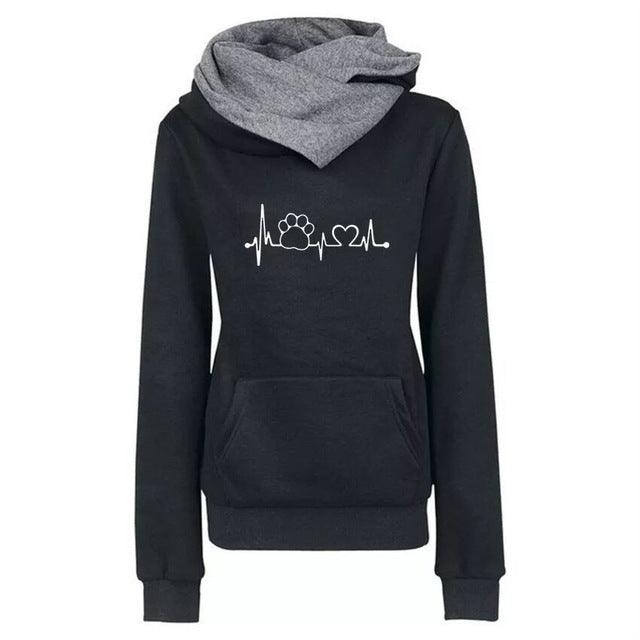 Autumn Winter Hoodies Women Pattern Embroidery Long Sleeve Plus Size Fashion Pullovers Sweatshirt Tops Vintage Warm Hooded - Encouraging The Truth Organization