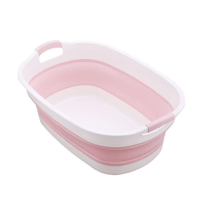 Baby Shower Protable Bath Tub Folding Baby Shower Bathtub Portable Pet Bath Tubs Safety Security Bath Accessories Storage Basket - Encouraging The Truth Organization