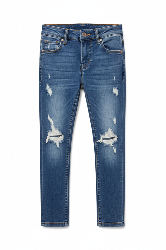 Boys Distressed Skinny Jeans