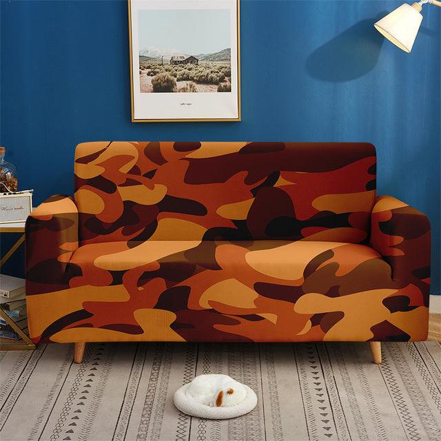 Camouflage Style Sofa Cover Customize Elastic Couch Furniture Decor Sofa Set Living Room Bedroom 1/2/3/4-seater Slipcovers - Encouraging The Truth Organization