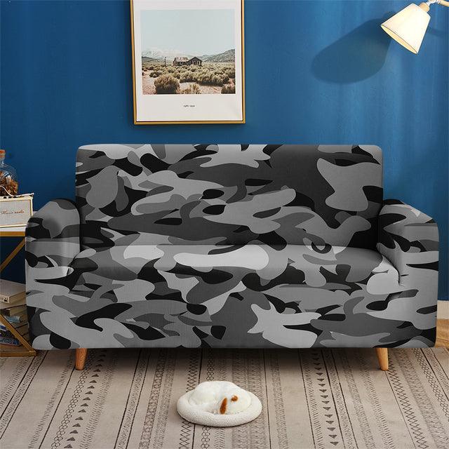 Camouflage Style Sofa Cover Customize Elastic Couch Furniture Decor Sofa Set Living Room Bedroom 1/2/3/4-seater Slipcovers - Encouraging The Truth Organization