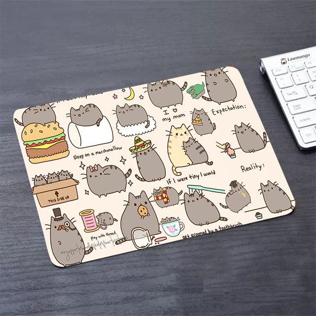 Cute Cat Small Gaming Mouse Pad Accessories Gamer PC Computer Keyboard Mouse Mats Desk Mousepad Tapis De Souris Table Mausepad - Encouraging The Truth Organization