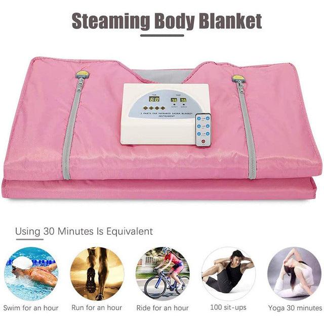 Fat Burning Sauna Blanket For Slimming Weight Loss Spa Detox Infared Heating Blanket For Home Body Shaper With Romote Control - Encouraging The Truth Organization