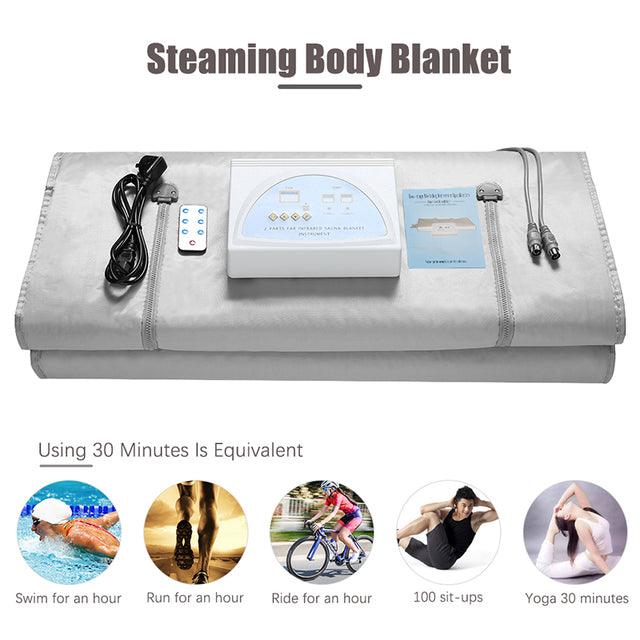 Fat Burning Sauna Blanket For Slimming Weight Loss Spa Detox Infared Heating Blanket For Home Body Shaper With Romote Control - Encouraging The Truth Organization