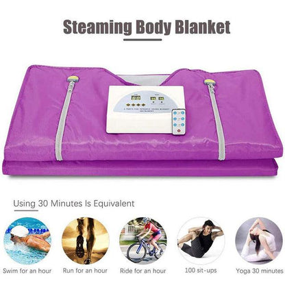 Fat Burning Sauna Blanket For Slimming Weight Loss Spa Detox Infared Heating Blanket For Home Body Shaper With Romote Control - Encouraging The Truth Organization