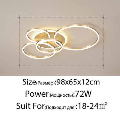 Gold White Modern LED Chandelier Lighting For Living Study Room Lights Indoor Lamps Parlor Foyer Lustres Chandeliers Luminaire - Encouraging The Truth Organization