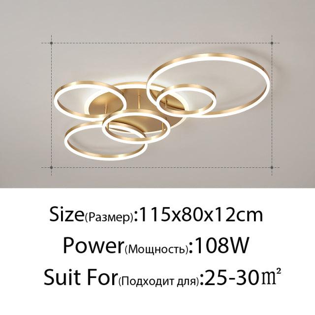 Gold White Modern LED Chandelier Lighting For Living Study Room Lights Indoor Lamps Parlor Foyer Lustres Chandeliers Luminaire - Encouraging The Truth Organization