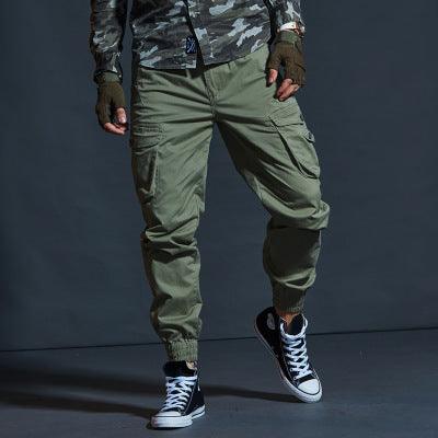 High Quality Khaki Casual Pants Men Military Tactical Joggers Camouflage Cargo Pants Multi-Pocket Fashions Black Army Trousers - Encouraging The Truth Organization