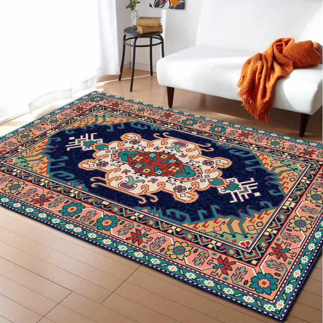 Home Persian Style Area Rug High Abstract Flower Art Carpets for Living Room Bedroom Anti-Slip Floor Mat Kitchen Tapetes De Sala - Encouraging The Truth Organization