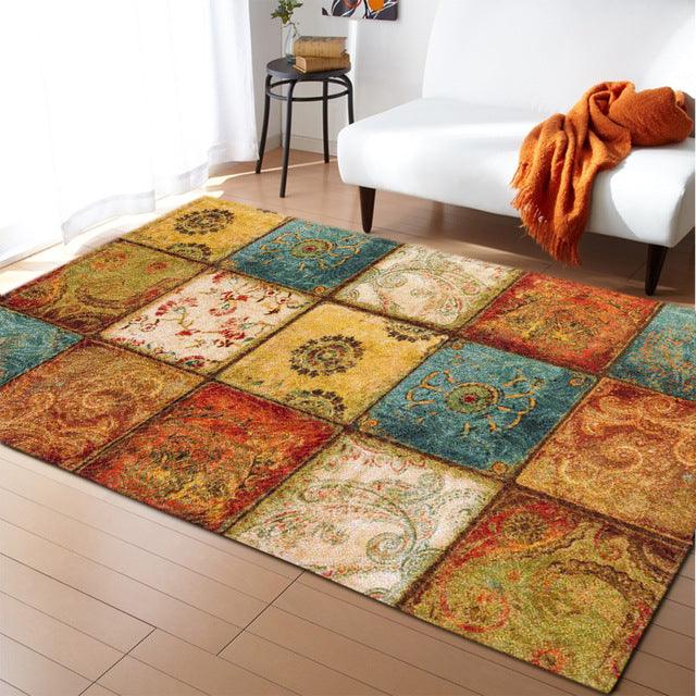 Home Persian Style Area Rug High Abstract Flower Art Carpets for Living Room Bedroom Anti-Slip Floor Mat Kitchen Tapetes De Sala - Encouraging The Truth Organization