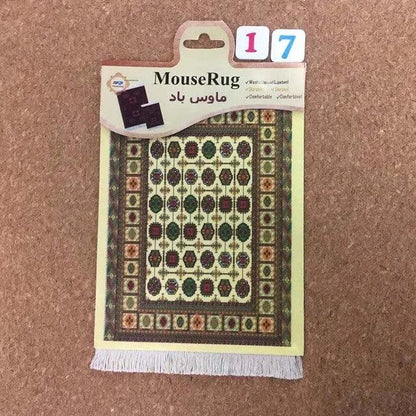 Mairuige Nworld Persian Mini Woven Rug Mat Mousepad Carpet Pattern Cup Mouse Pad Fring Retro Style Home Office Table Decor Craft - Encouraging The Truth Organization