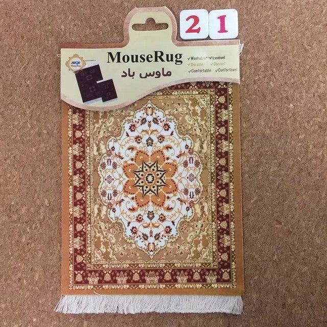 Mairuige Nworld Persian Mini Woven Rug Mat Mousepad Carpet Pattern Cup Mouse Pad Fring Retro Style Home Office Table Decor Craft - Encouraging The Truth Organization