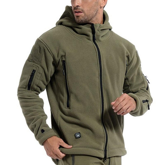 Men Winter Thermal Fleece US Military Tactical Jacket Outdoors Sports Hooded Coat Hiking Hunting Combat Camping Army Soft Shell - Encouraging The Truth Organization