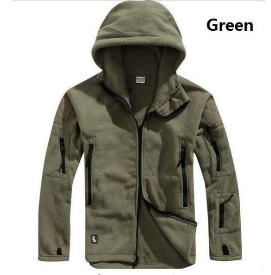 Men Winter Thermal Fleece US Military Tactical Jacket Outdoors Sports Hooded Coat Hiking Hunting Combat Camping Army Soft Shell - Encouraging The Truth Organization