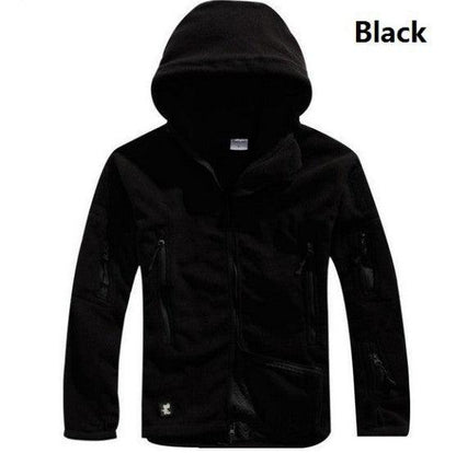 Men Winter Thermal Fleece US Military Tactical Jacket Outdoors Sports Hooded Coat Hiking Hunting Combat Camping Army Soft Shell - Encouraging The Truth Organization